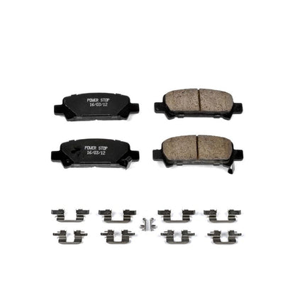 PowerStop Power Stop 03-06 Subaru Baja Rear Z17 Evolution Ceramic Brake Pads w/Hardware