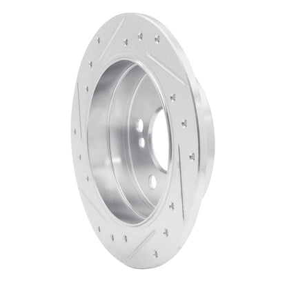 R1 Concepts R1 83-95 Mercedes-Benz 300CE Rear Right Drilled & Slotted Silver Brake Rotor