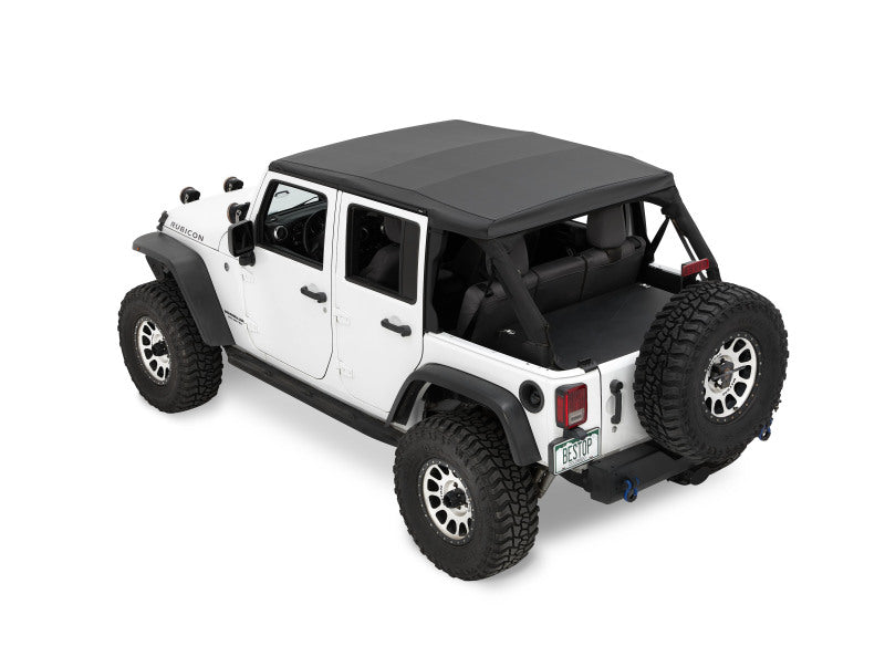 Bestop 07-18 Jeep Wrangler JK 4-Door Ascent (Black Diamond)