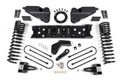 Zone Offroad 2019 Ram 3500 4in Radius Arm Bracket Gas - 2in Rear Block w/ Overload - Nitro Shocks