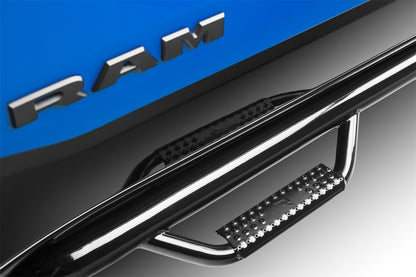 N-Fab Nerf Step 2019 Dodge Ram 1500 Crew Cab 5.7ft Bed - Gloss Black - Cab Length - 3in