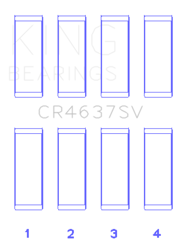 King Engine Bearings Audi BYT/CDNC/CCZD/CPSA Connecting Rod Bearing Set