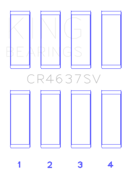 King Engine Bearings Audi BYT/CDNC/CCZD/CPSA Connecting Rod Bearing Set