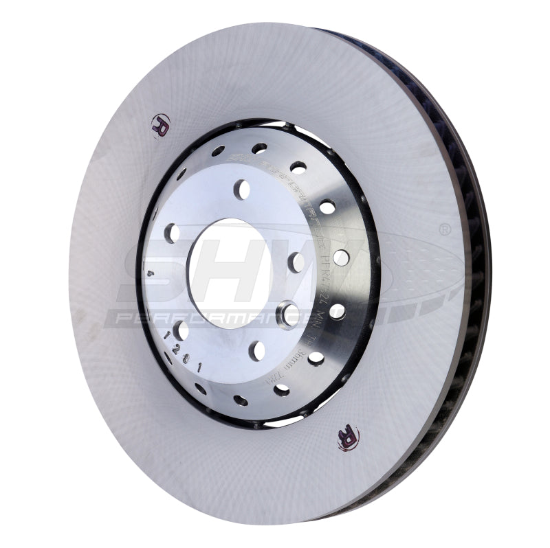 SHW Performance SHW 15-18 Porsche Cayenne GTS w/19in Wheel w/o Ceramics Right Frt Smooth LW Brake Rotor(95835140450)