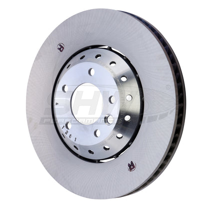 SHW Performance SHW 15-18 Porsche Cayenne GTS w/19in Wheel w/o Ceramics Right Frt Smooth LW Brake Rotor(95835140450)