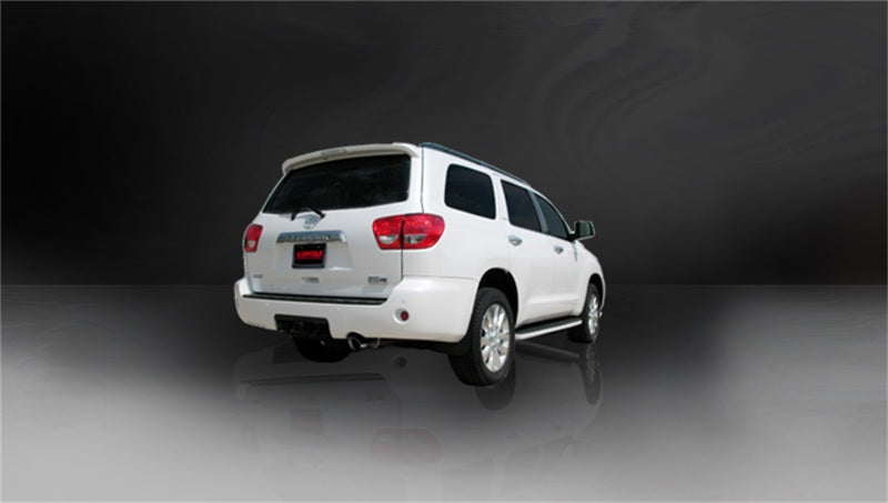 CORSA Performance Corsa 2008-2017 Toyota Sequoia 5.7L V8 Touring Cat-Back Exhaust w/Black 4in Tip