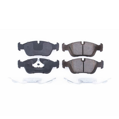 PowerStop Power Stop 91-98 BMW 318i Front Z17 Evolution Ceramic Brake Pads w/Hardware
