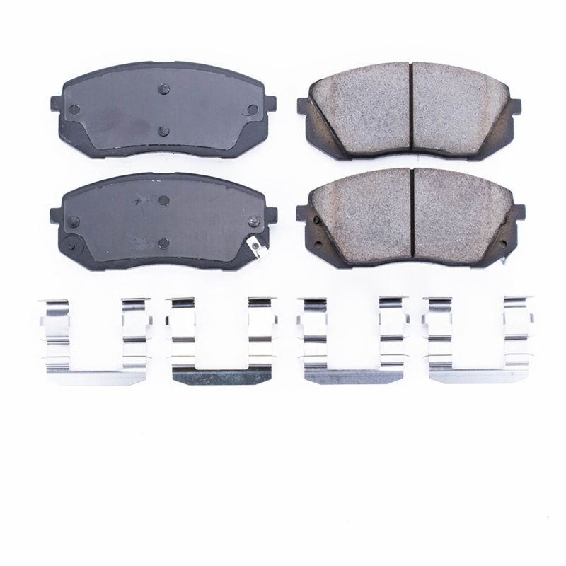 PowerStop Power Stop 15-16 Hyundai Sonata Front Z17 Evolution Ceramic Brake Pads w/Hardware