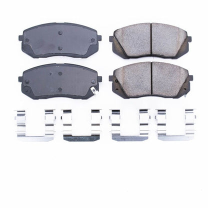 PowerStop Power Stop 15-16 Hyundai Sonata Front Z17 Evolution Ceramic Brake Pads w/Hardware
