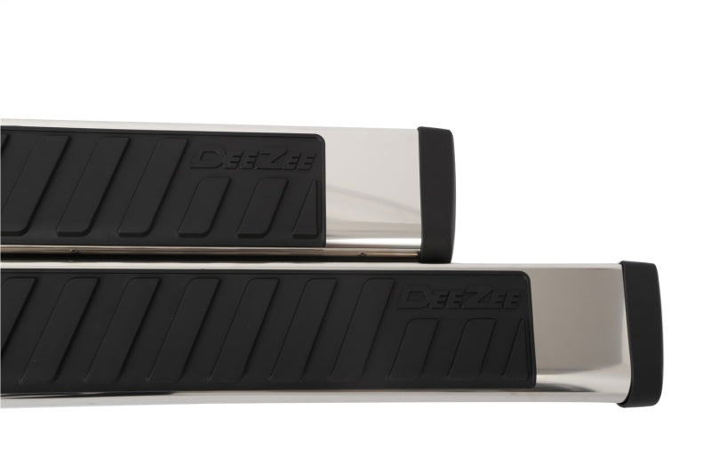 Dee Zee 99-23 Chevrolet/GMC/Dodge/Ford Full Size Truck Tubes - 6In Oval - Stainless Steel (CrewCab)