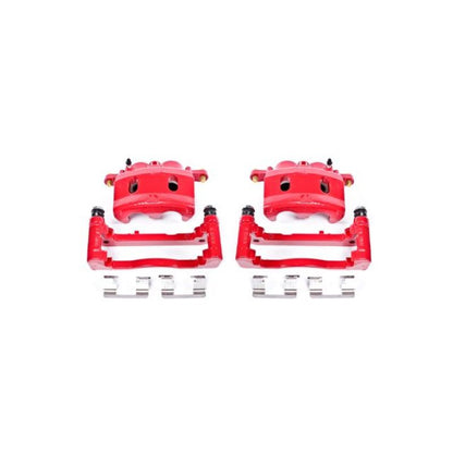 PowerStop Power Stop 07-08 Cadillac Escalade Front Red Calipers w/Brackets - Pair