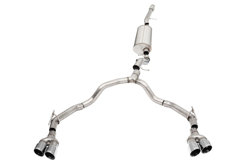 CORSA Performance Corsa 2021-2025 Suburban/GMC Yukon XL 6.2L 4WD Dual Rear 3/2.75in Sport Cat-Back DW 4in Pol Tips