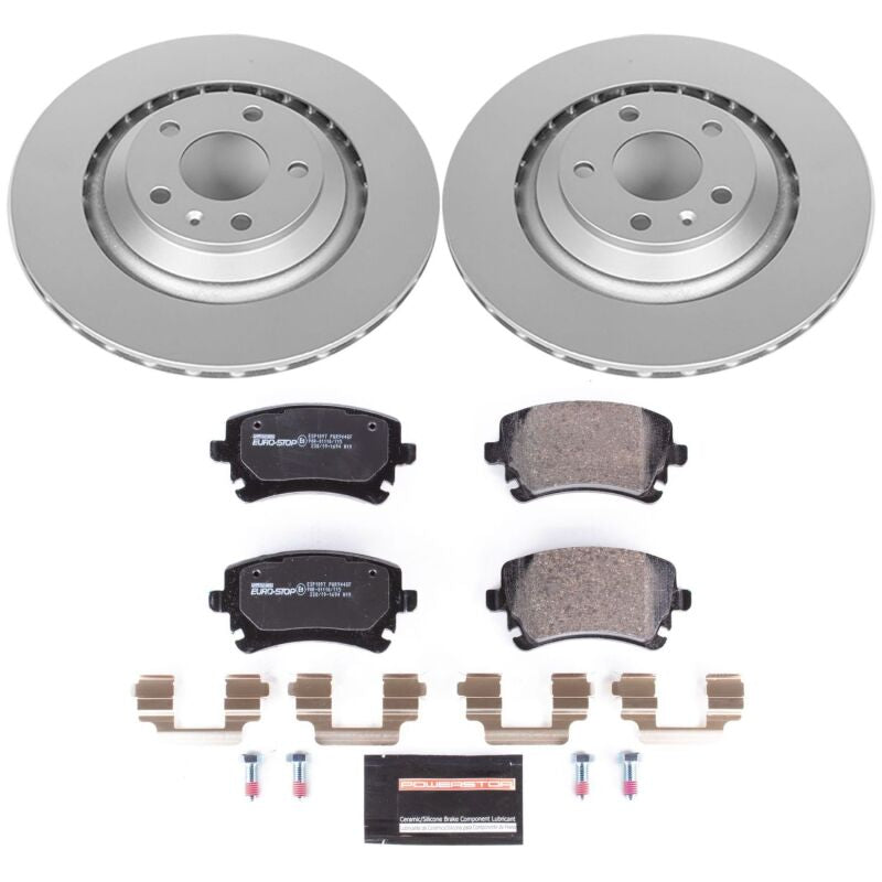PowerStop Power Stop 05-11 Audi A6 Quattro Rear Euro-Stop Brake Kit