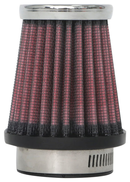 K&N Engineering K&N Universal Chrome Filter 1 9/16 inch FLG / 2 5/8 inch Bottom / 2 inch Top / 3 inch Height