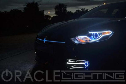 ORACLE Lighting Oracle 13-16 Dodge Dart LED Headlight Halo Kit - Red