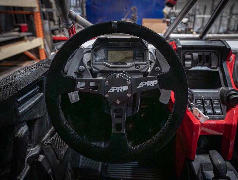 PRP Seats PRP Deep Dish Suede Steering Wheel - Black