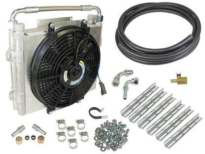 BD Diesel Xtrude Double Stacked Transmission Cooler Kit - Universal 5/8in Tubing
