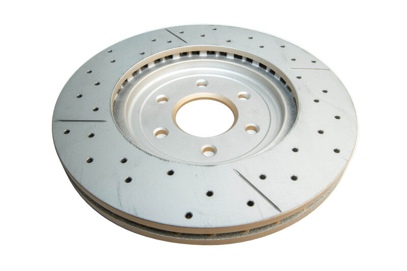 DBA 08-12 Nissan Pathfinder 5.6L Front Drilled & Slotted Street Series Rotor