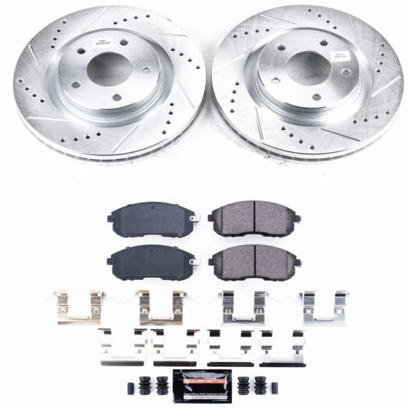 PowerStop Power Stop 2019 Nissan Sentra Front Z23 Evolution Sport Brake Kit