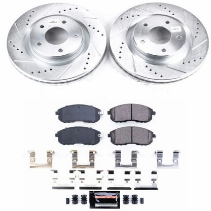 PowerStop Power Stop 2019 Nissan Sentra Front Z23 Evolution Sport Brake Kit