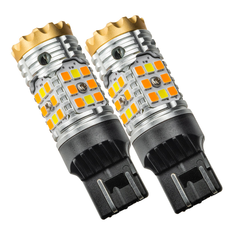 ORACLE Lighting Oracle 7443-CK LED Switchback High Output Can-Bus LED Bulbs - Amber/White Switchback