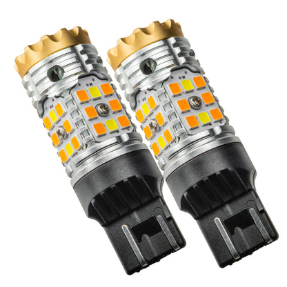ORACLE Lighting Oracle 7443-CK LED Switchback High Output Can-Bus LED Bulbs - Amber/White Switchback