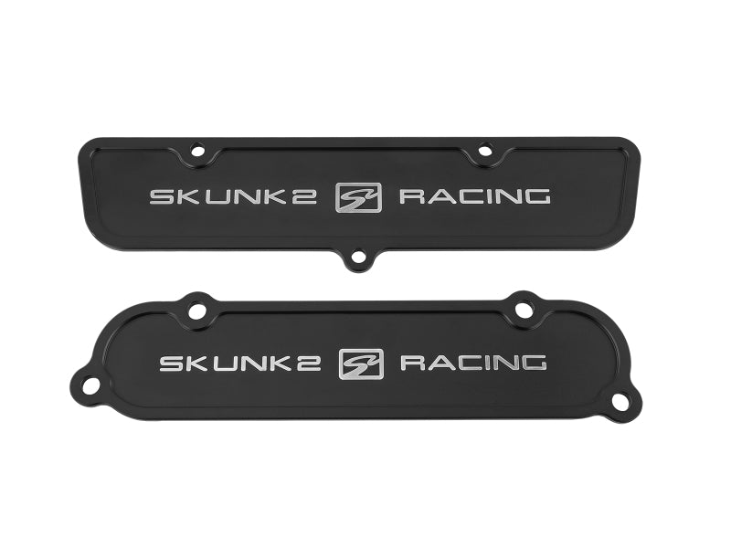 Skunk2 Racing Skunk2 Black Anodized Billet 6061 Aluminum Intake & Exhaust Port Covers - K-Series Cylinder Heads