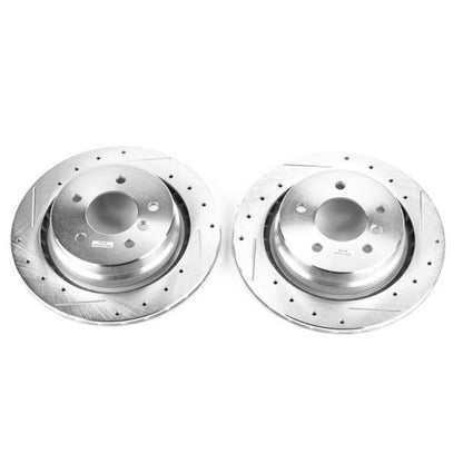 PowerStop Power Stop 95-99 BMW M3 Rear Evolution Drilled & Slotted Rotors - Pair