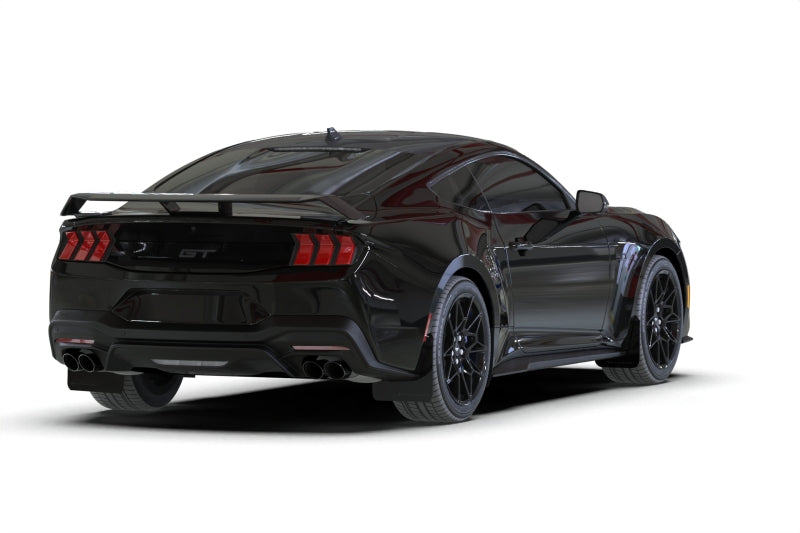 Rally Armor 24-26 Ford Mustang Black UR Mud Flap w/ Red Logo