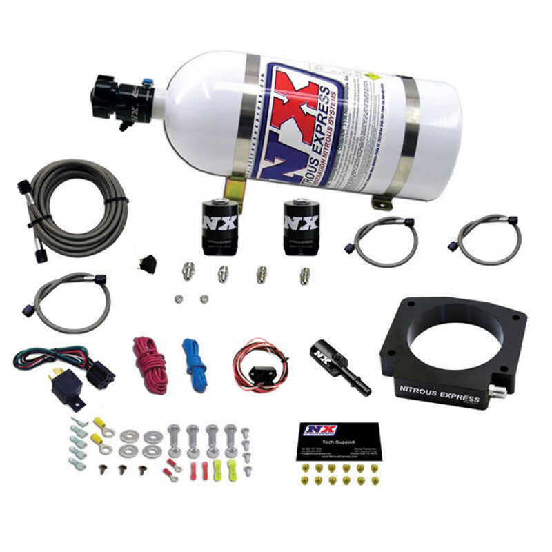 Nitrous Express 15-17 Ford Mustang GT350 5.2L Nitrous Plate Kit w/12lb Bottle