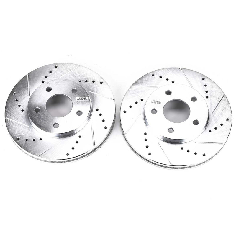 PowerStop Power Stop 06-11 Chevrolet HHR Front Evolution Drilled & Slotted Rotors - Pair