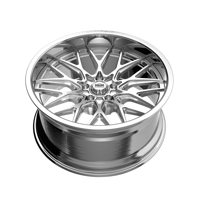 Ridler Wheels Ridler 681 22x10.5 / 5x127 BP / 10mm Offset / 83.82mm Hub Brushed w/ Polished Lip Wheel