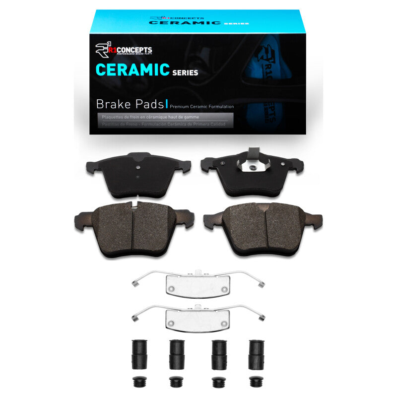 R1 Concepts R1 07-18 Jaguar XF Front Ceramic Pads & Hardware Kit