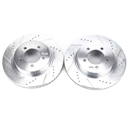PowerStop Power Stop 02-05 Ford Explorer Front Evolution Drilled & Slotted Rotors - Pair