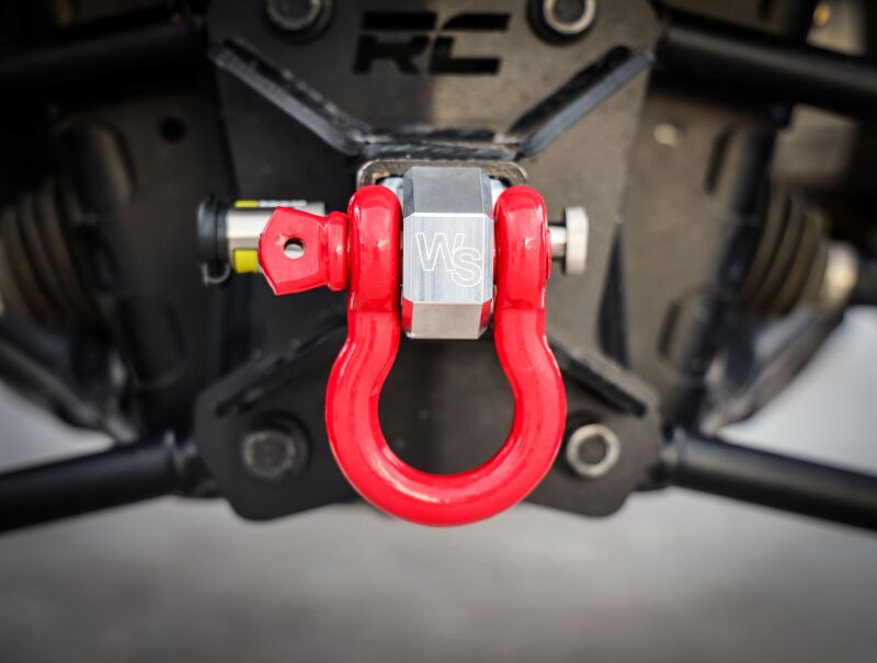 Weigh Safe Towing Recovery - Red Hard Shackle Hitch w/Aluminum Body