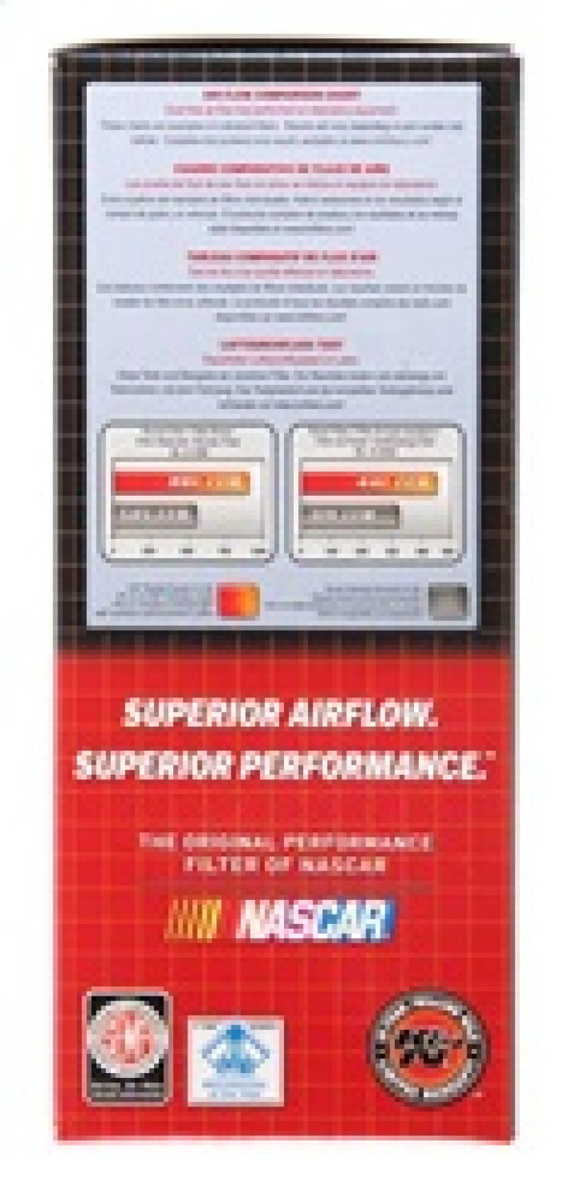 K&N Engineering K&N Universal X-Stream Clamp-On Air Filter 3.5in Flg ID/4in OD/5.75in H