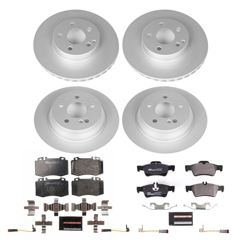 PowerStop Power Stop 2006 Mercedes-Benz E350 Front and Rear Eurostop Brake Kit