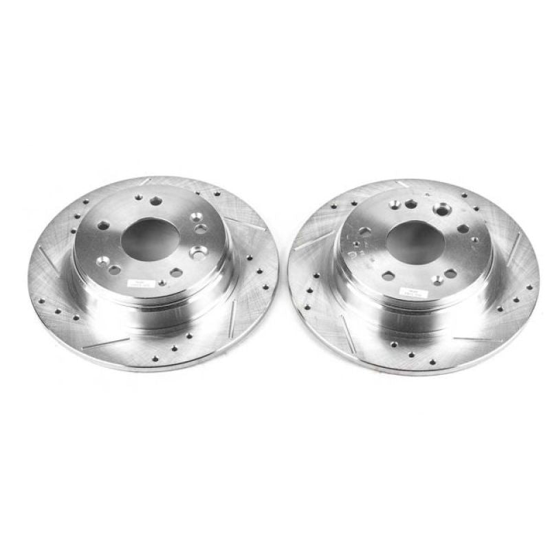 PowerStop Power Stop 99-03 Acura TL Rear Evolution Drilled & Slotted Rotors - Pair