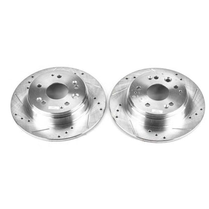 PowerStop Power Stop 99-03 Acura TL Rear Evolution Drilled & Slotted Rotors - Pair