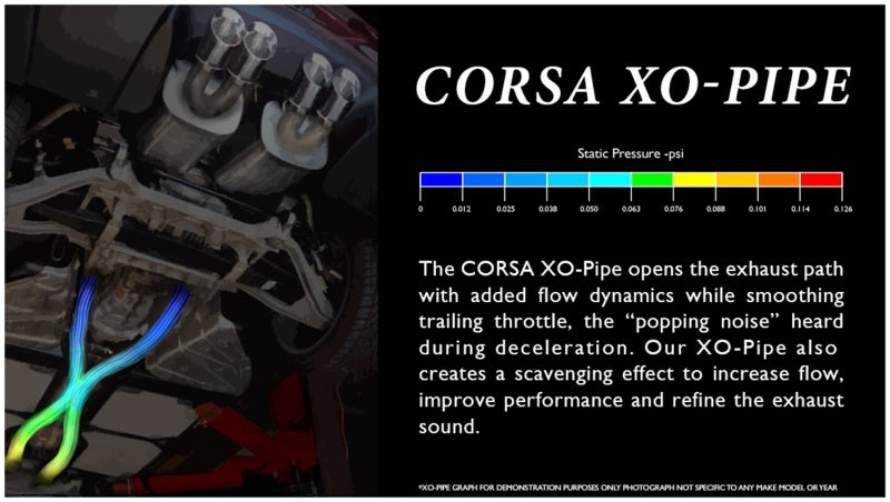 CORSA Performance Corsa 2009-2013 Chevrolet Corvette C6 6.2L V8 XO Pipe Exhaust