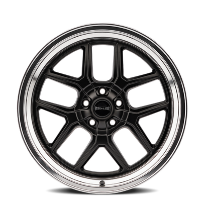 Ridler Wheels Ridler 610 20x8.5 / 5x114.3 BP / 0mm Offset / 83.82mm Hub Matte Black Polished Wheel
