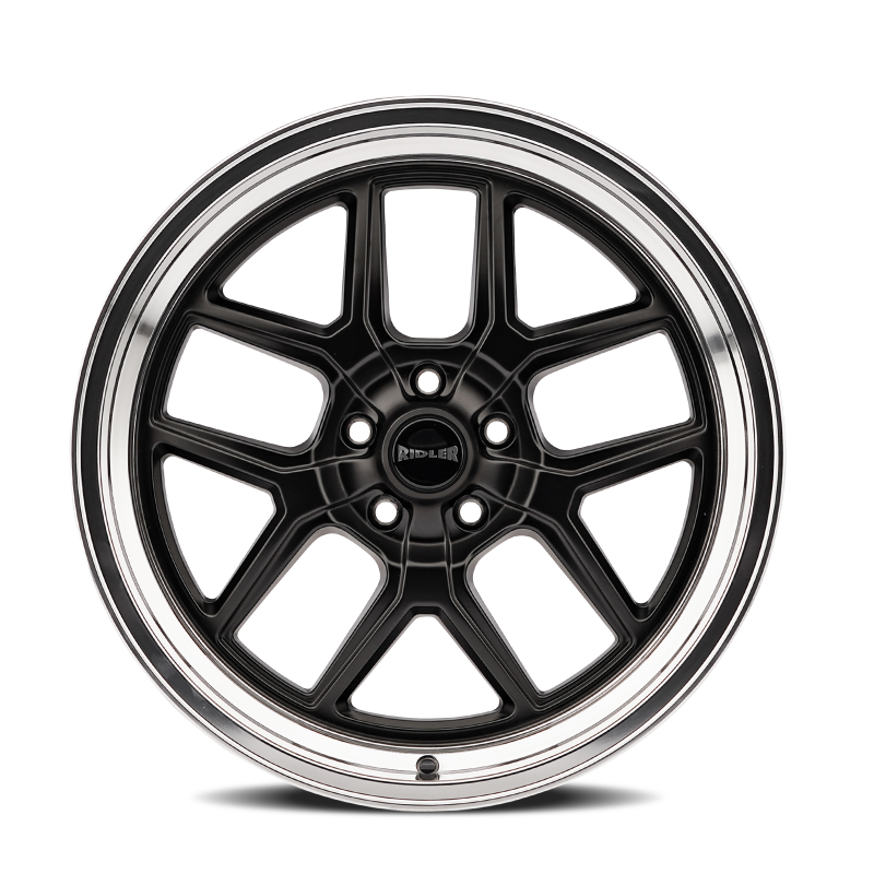 Ridler Wheels Ridler 610 20x10 / 5x114.3 BP / 0mm Offset / 83.82mm Hub Matte Black Polished Wheel
