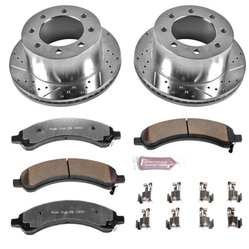 PowerStop Power Stop 03-08 Chevrolet Express 3500 Rear Z36 Truck & Tow Brake Kit