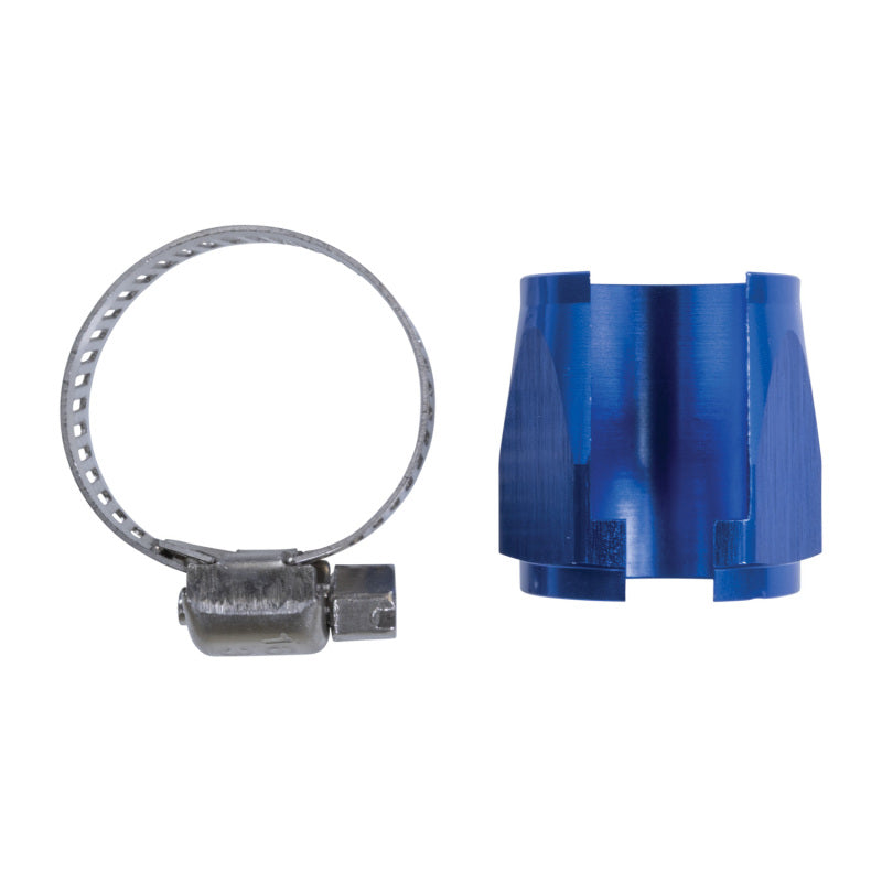 Russell Performance -10 AN Anodized Blue Tube Seal Hose End For 1/2in Heater Hose