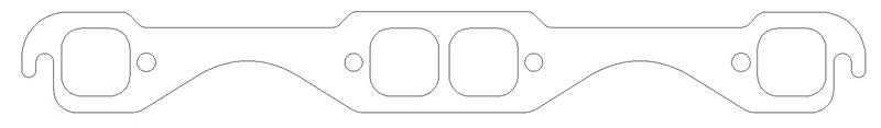 Cometic Gasket Cometic Chevrolet Gen-1 Small Block V8 .064in ArmorCore Exhaust Manifold Gasket Set - 23 Degree Head