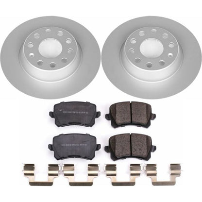 PowerStop Power Stop 2009 Volkswagen Passat Rear Z23 Evolution Sport Coated Brake Kit