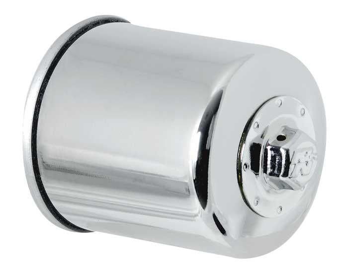 K&N Engineering K&N Honda / Kawasaki / Yamaha / Polaris / Victory 2.688in OD x 3.344in H Oil Filter - Chrome