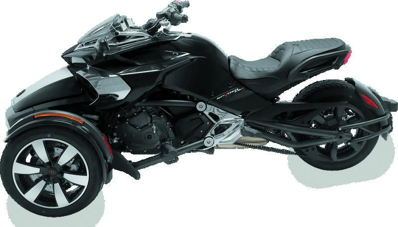 Mustang Motorcycle Mustang 08-21 Harley FL Touring Driver Backrest Kit Regal - Black