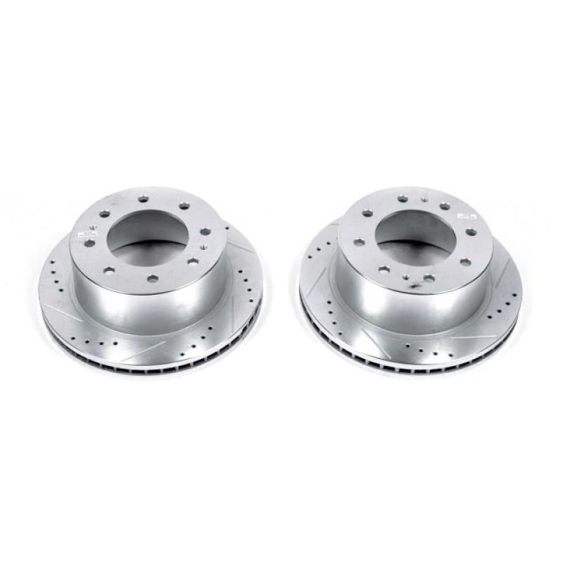 PowerStop Power Stop 11-20 GMC Sierra 3500 HD Rear Drilled & Slotted Rotor - Pair