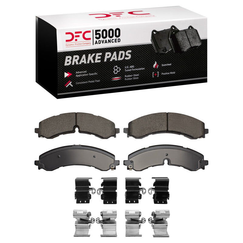 DFC 20-25 Chevrolet Silverado 2500 HD Rear/Front 5000 Adv Ceramic Brake Pads & Hardware Kit